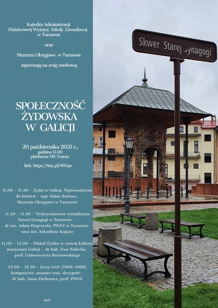 Społeczność żydowska w Galicji - plakat